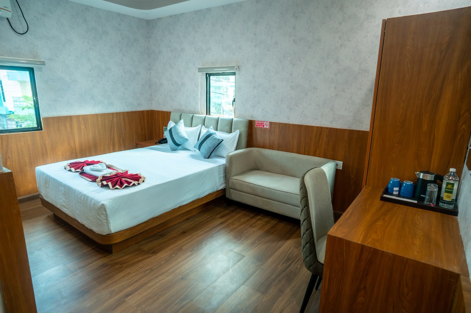 Standard Room with double bed at Hotel Bella Cafe, Damak