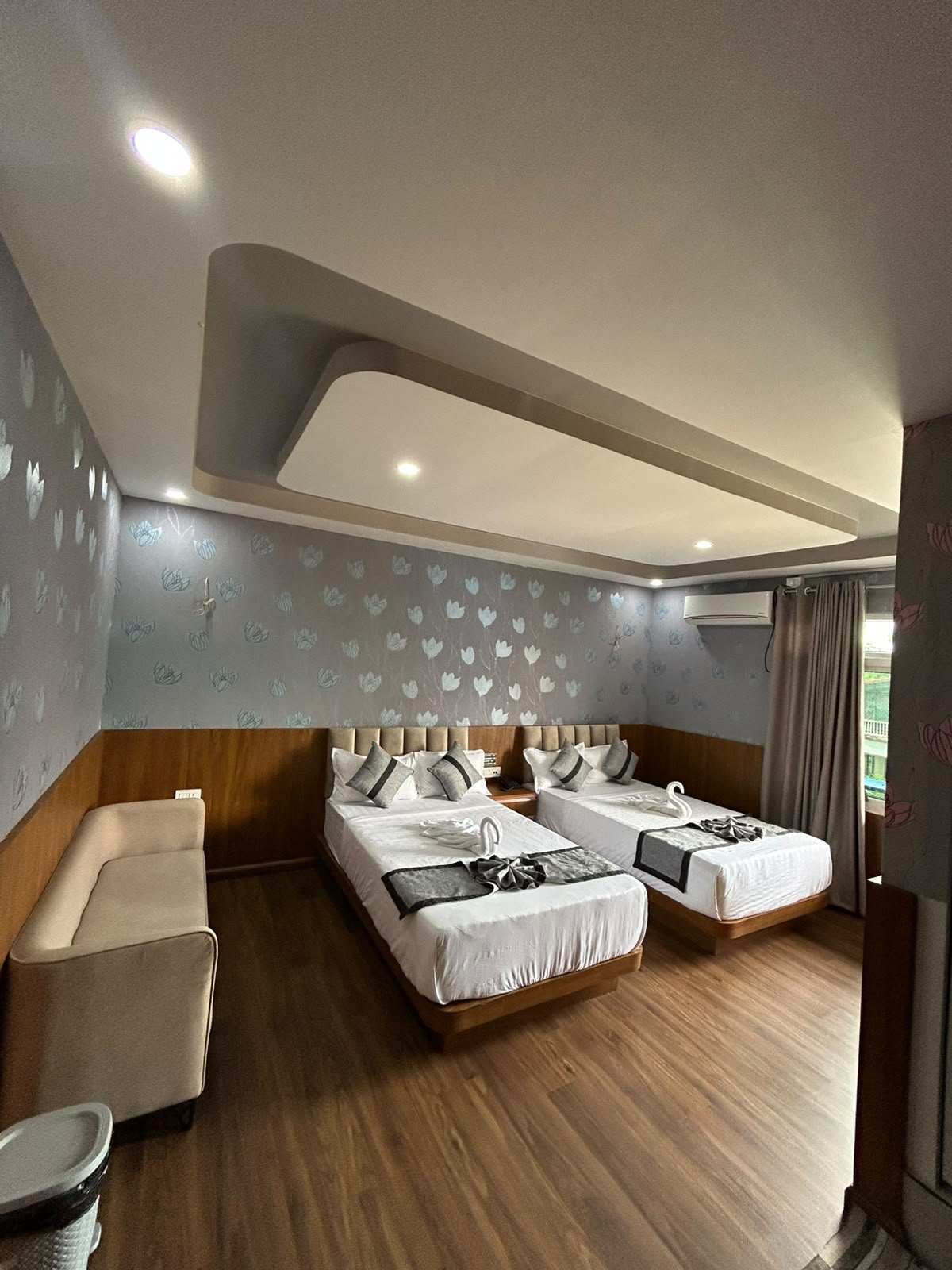 Deluxe Double Room with king bed at Hotel Bella Cafe, Damak